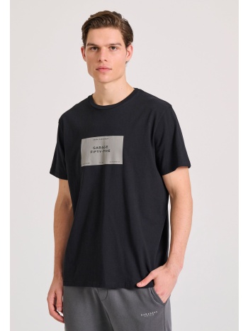 t-shirt με τύπωμα στο στήθος garage 55