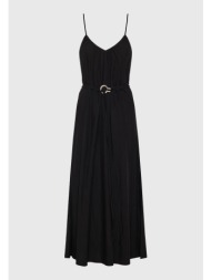 μάξι φόρεμα με ζώνη στη ...