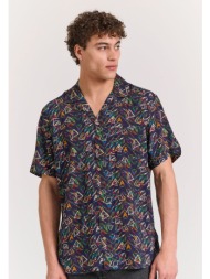 relaxed fit πουκάμισο με illusion τύπωμα