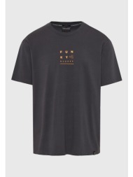 relaxed t-shirt με text artwork τύπωμα στην πλάτη