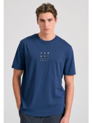 relaxed t-shirt με text artwork τύπωμα στην πλάτη