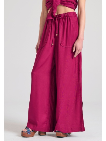 loose fit παντελόνα από βισκόζη