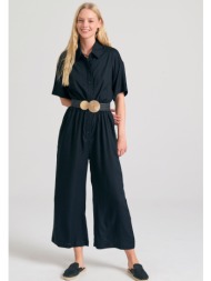 loose fit ολόσωμη φόρμα με δέσιμο με κόμπο