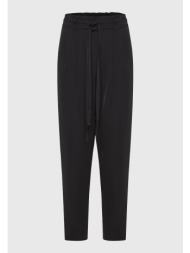 casual παντελόνι με πιέτες και ζώνη στη μέση