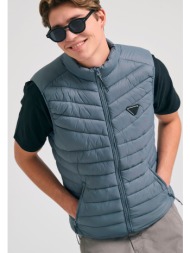 ανδρικό αμάνικο καπιτονέ μπουφάν