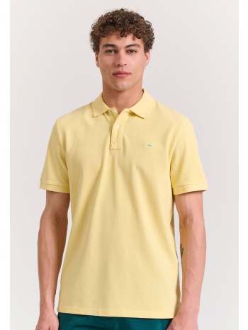 polo μπλούζα με κεντημένο logo - the essentials