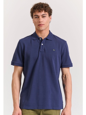polo μπλούζα με κεντημένο logo - the essentials