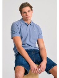 polo μπλούζα με κεντημένο logo - the essentials