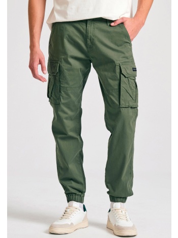 ανδρικό cargo παντελόνι με cuffed τελείωμα