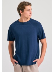 relaxed fit t-shirt από φλάμα