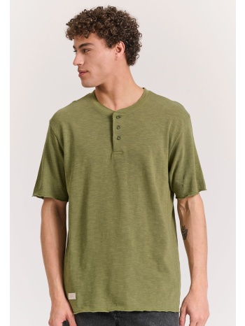 relaxed fit βαμβακερό t-shirt από φλάμα