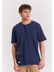 relaxed fit βαμβακερό t-shirt από φλάμα