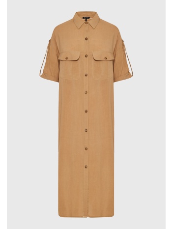 oversized μάξι σεμιζιέ φόρεμα σε boho look