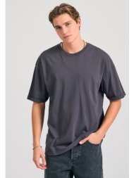 oversized t-shirt με δίπλωμα στο μανίκι