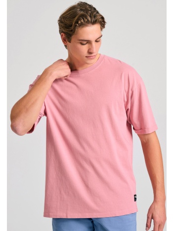 oversized t-shirt με δίπλωμα στο μανίκι