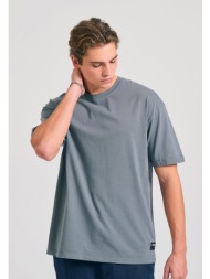 oversized t-shirt με δίπλωμα στο μανίκι