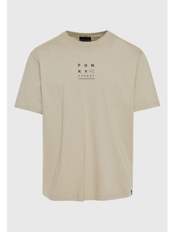 relaxed t-shirt με text artwork τύπωμα στην πλάτη