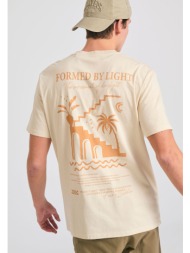 relaxed fit t-shirt με ethnic look τύπωμα