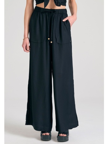 loose fit παντελόνα από βισκόζη