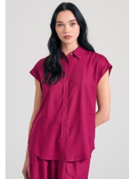 γυναικείο loose fit πουκάμισο από βισκόζη