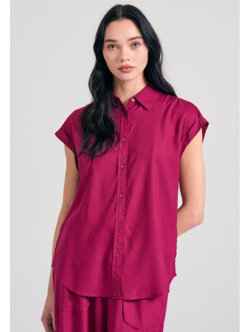 γυναικείο loose fit πουκάμισο από βισκόζη