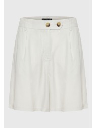 lyocell garment dyed σορτς με πιέτες