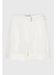 loose fit σορτς με πιέτες στη μέση