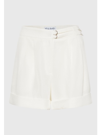 loose fit σορτς με πιέτες στη μέση