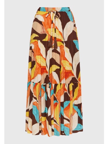 relaxed fit εμπριμέ midi φούστα σε ethnic look