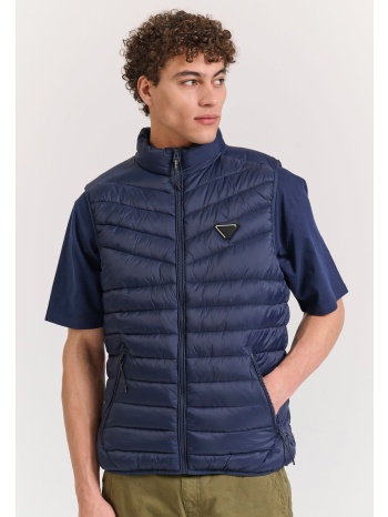 ανδρικό αμάνικο καπιτονέ μπουφάν