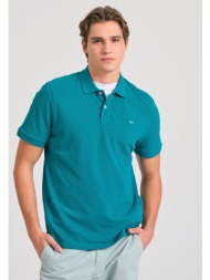 polo μπλούζα με κεντημένο logo - the essentials