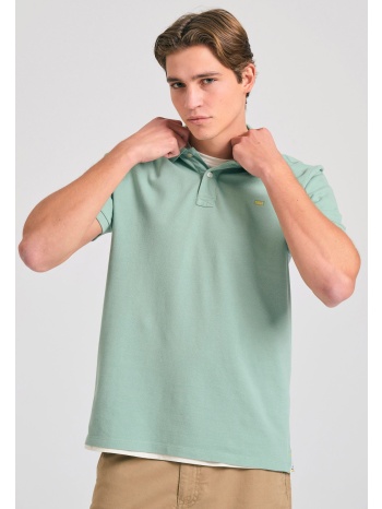 polo μπλούζα με κεντημένο logo - the essentials