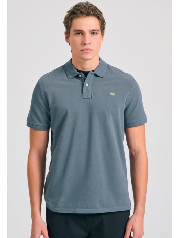 polo μπλούζα με κεντημένο logo - the essentials