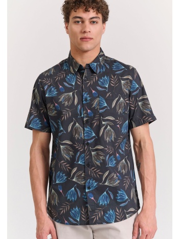 resort πουκάμισο με φλοράλ τύπωμα