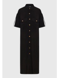 oversized μάξι σεμιζιέ φόρεμα σε boho look