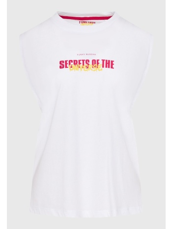 γυναικείο t-shirt με zodiac art τύπωμα στην πλάτη