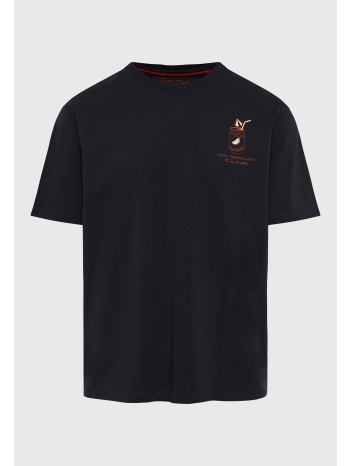 relaxed t-shirt με text artwork τύπωμα στην πλάτη