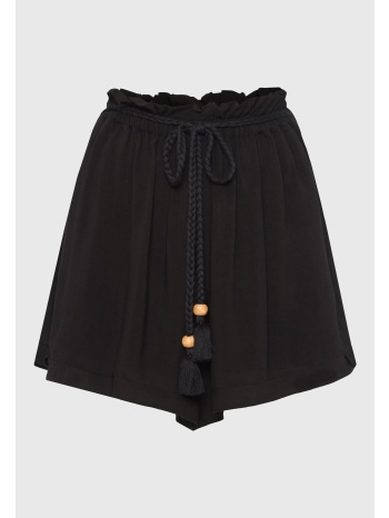 loose fit σορτς με κορδόνι και βολάν στη μέση