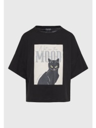 loose fit t-shirt με φωτογραφικό τύπωμα