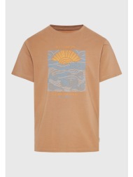 t-shirt με graphic τύπωμα στο στήθος