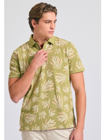 polo μπλούζα με all over τύπωμα