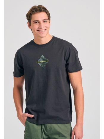 t-shirt με τύπωμα στο στήθος