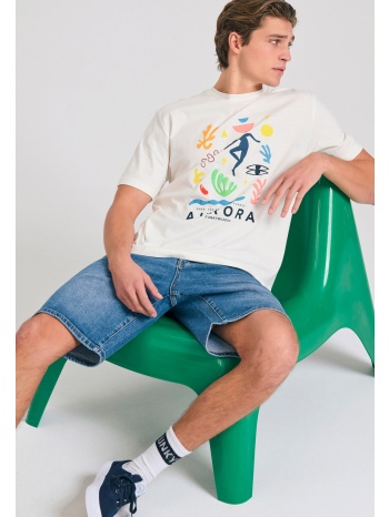 relaxed fit t-shirt με graphic τύπωμα