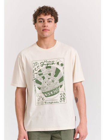 relaxed fit t-shirt με frame τύπωμα