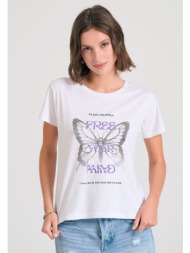 γυναικείο t-shirt με φωτογραφικό τύπωμα