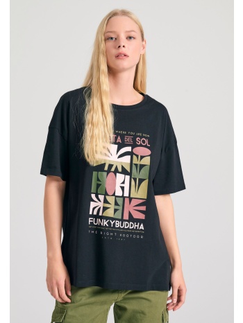 γυναικείο t-shirt με abstract graphic τύπωμα