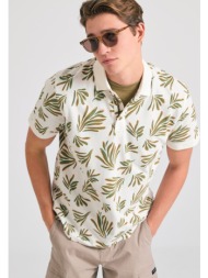 polo μπλούζα με all over ...