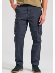 tapered fit cargo παντελόνι σε ζακάρ ύφανση