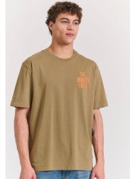 relaxed fit t-shirt με graphic print στην πλάτη