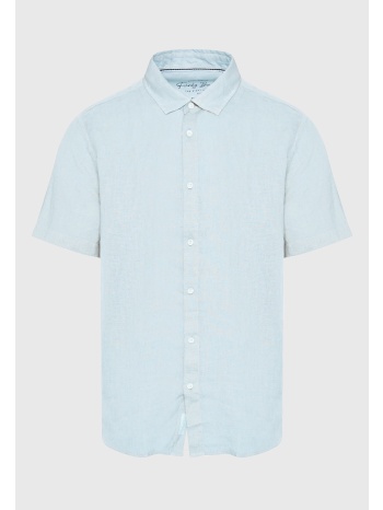 garment dyed κοντομάνικο λινό πουκάμισο - the essentials